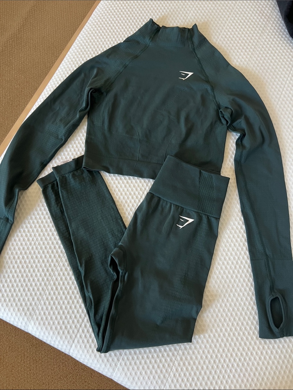 Gymshark Vital Seamless 2.0 Woodland Marl Set